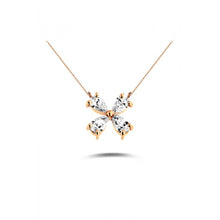 Load image into Gallery viewer, AMORE Clover Diamond Necklace 0.25ct
