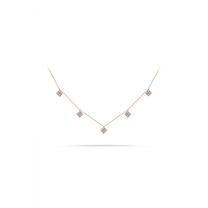 AMORE Five Clover Diamond Necklace 0.28ct