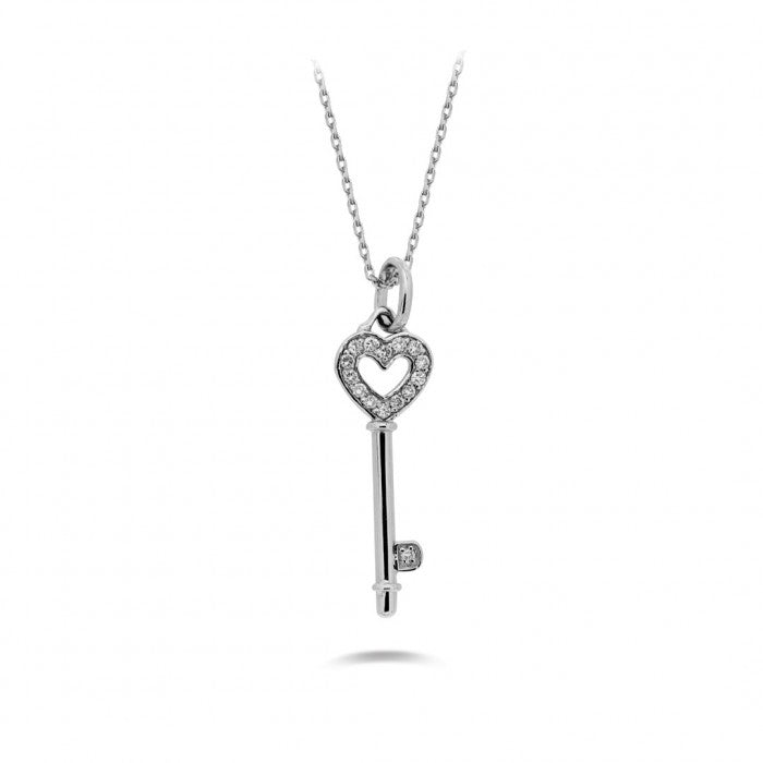 AMORE Key Diamond Necklace 0.15ct