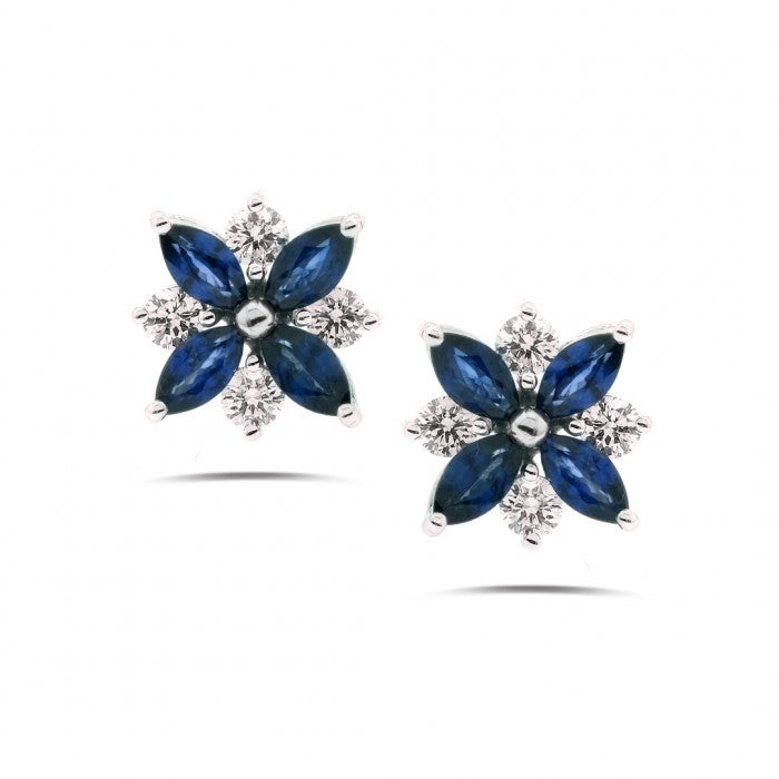 BRIT Sapphire Marquise Earrings 0.55ct