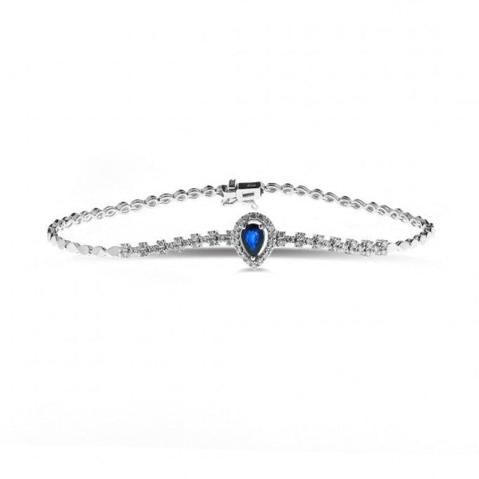 BRIT Sapphire Diamond Bracelet 0.50ct