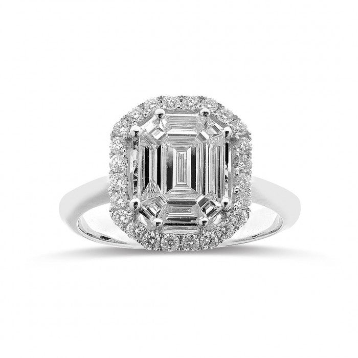 HOLLYWOOD Emerald Cut Diamond Ring 5ct