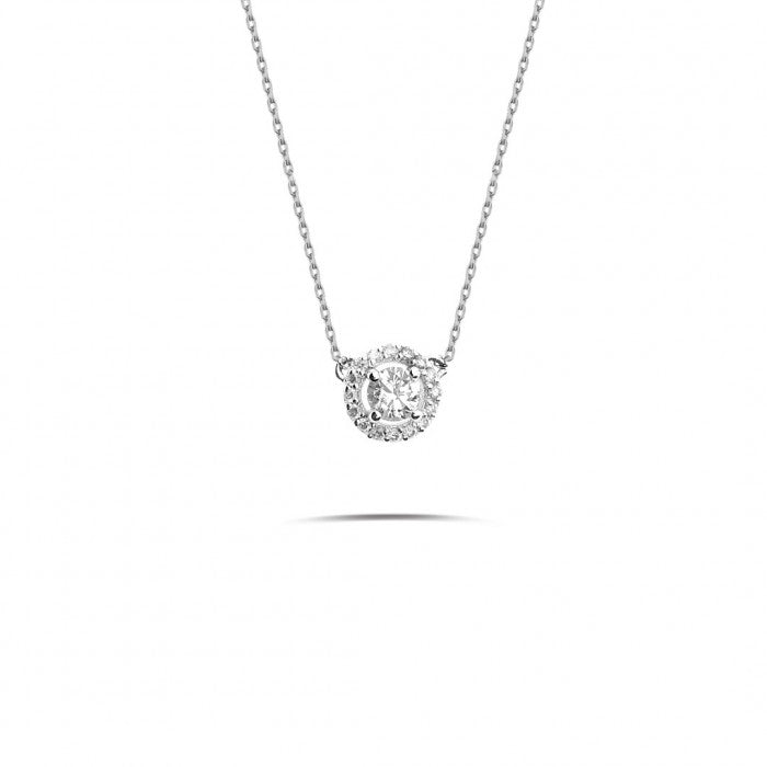 HOLLYWOOD Solitaire Diamond Necklace 0.20ct