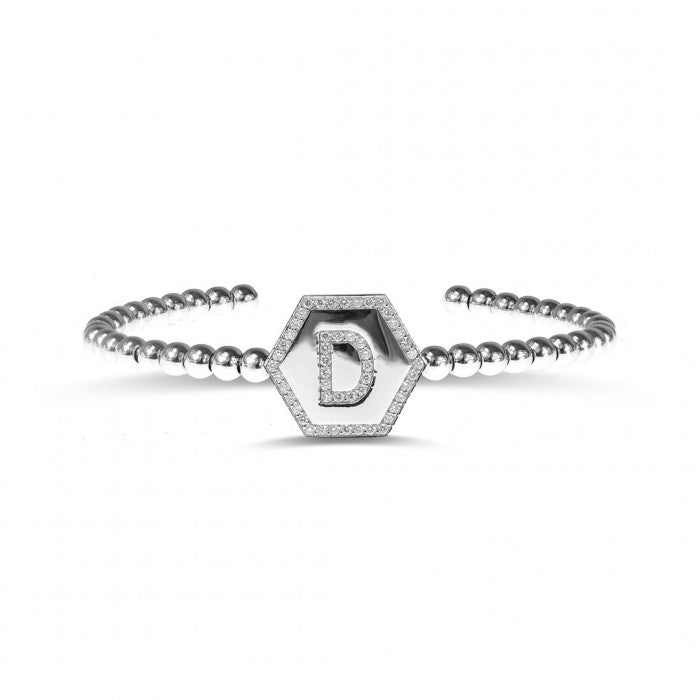 ID Initial D Diamond Bracelet 0.35ct