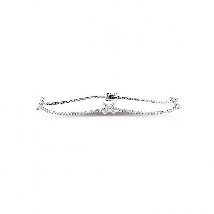 QUEEN Marquise Waterway Diamond Bracelet 1.94ct