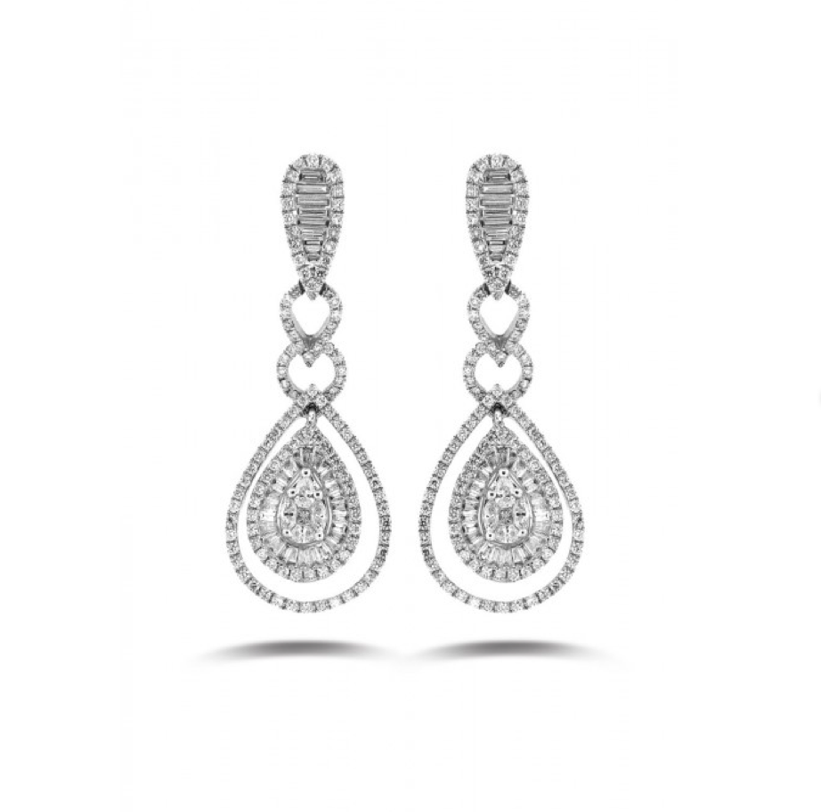 QUEEN Baguette Diamond Earrings 2.75ct