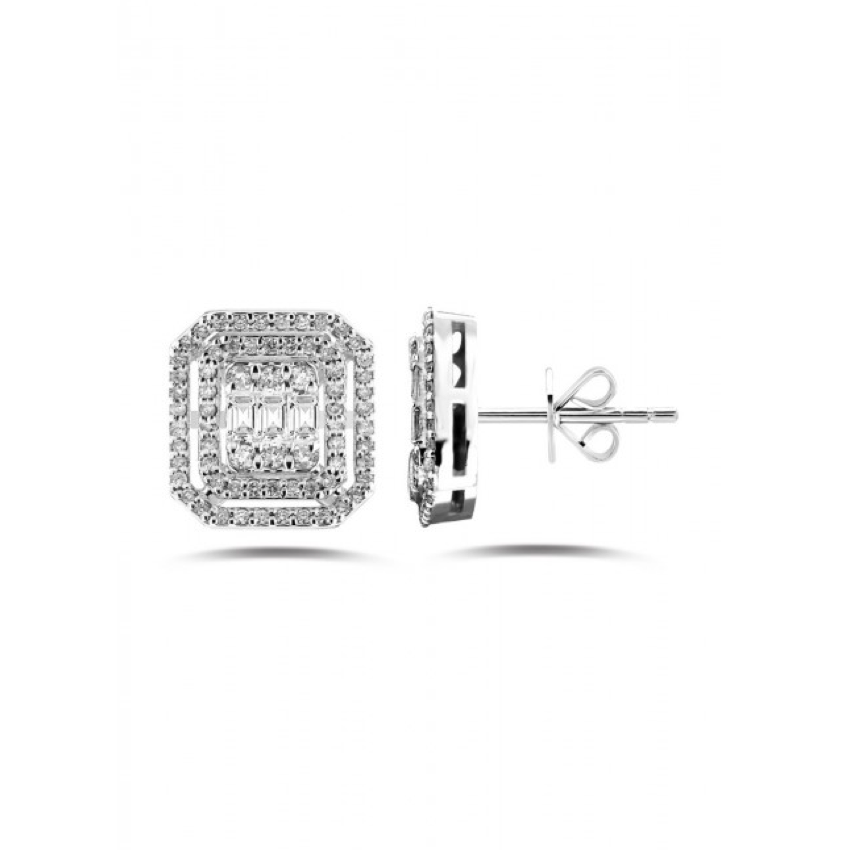 QUEEN Baguete Diamond Earrings 0.46ct